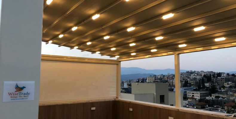 פרגולה חשמלית בצפון