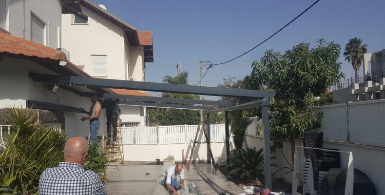 פרגולות אלומיניום חשמליות