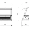 Garden Swing Sunova Dimentions