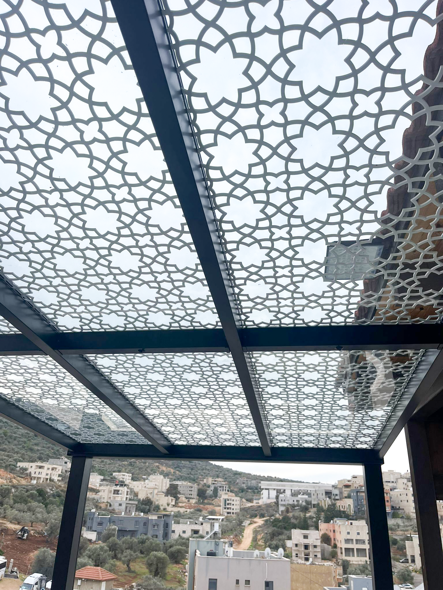 פרגולה Glass Roof - כפר עראבה