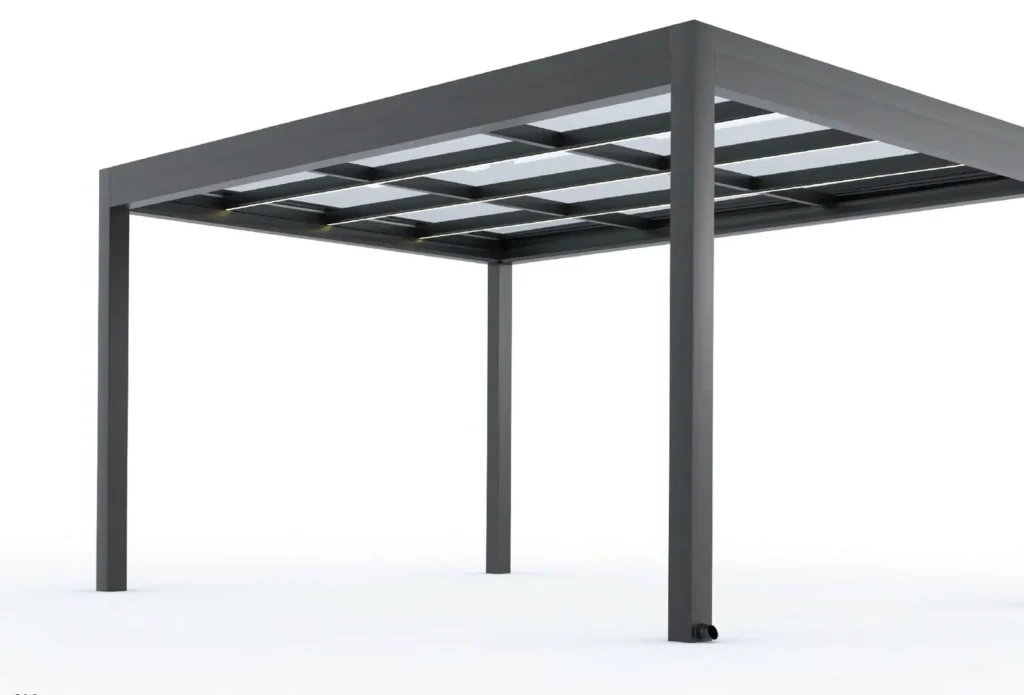 פרגולת זכוכית SKYTEKS Glass 1600