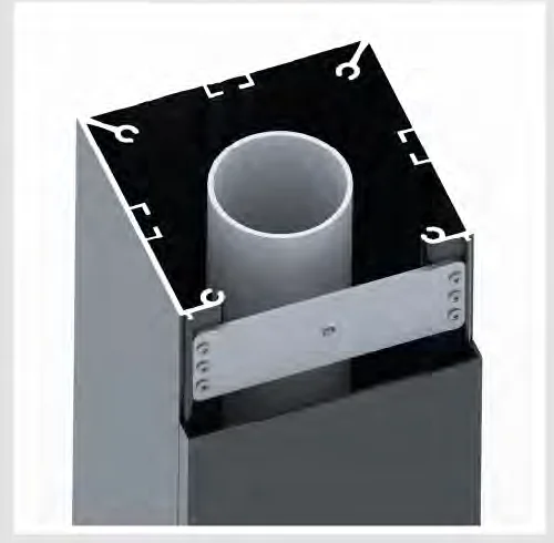 פרופיל עמוד – SKYTEKS Glass