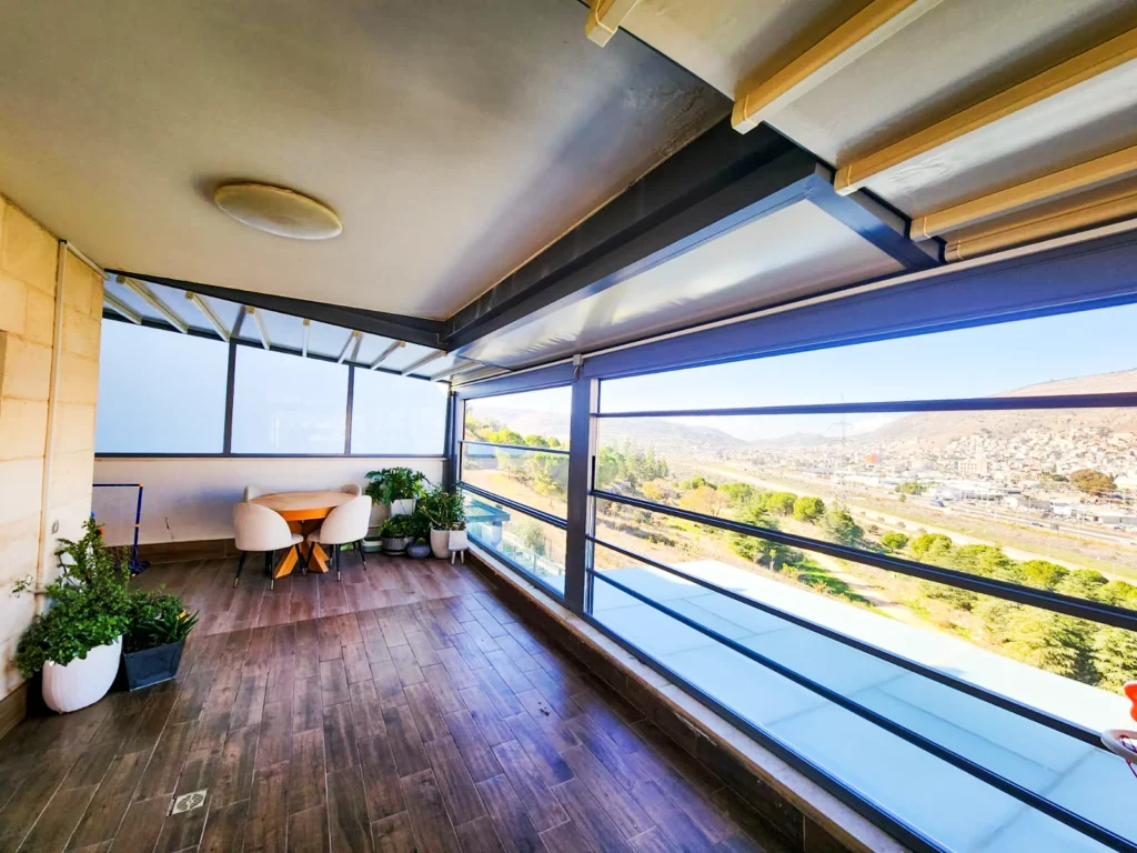 פרגולה חשמלית PVC - כרמיאל